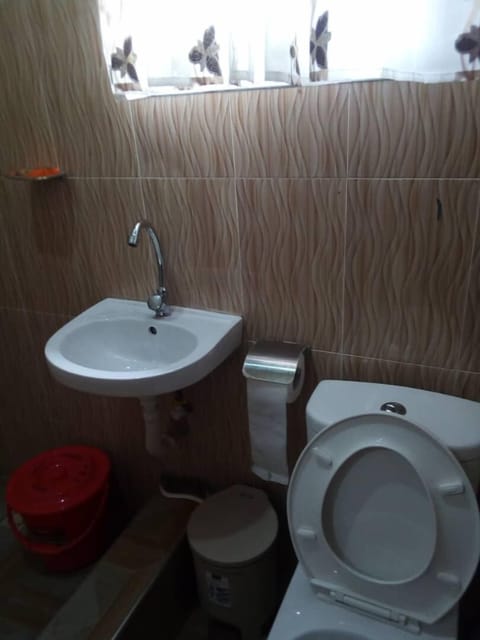 Double Room | Bathroom | Shower, towels, toilet paper