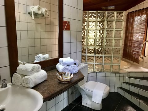 Deluxe Chalet (Master) | Bathroom | Free toiletries, hair dryer, towels