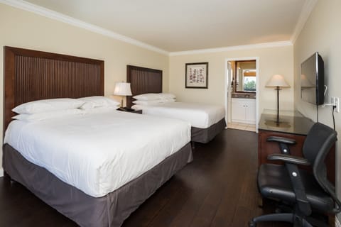 Deluxe Queen Room with Two Queen Beds | Blackout drapes, iron/ironing board, rollaway beds, free WiFi