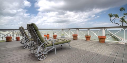 Reclining on Galveston Bay