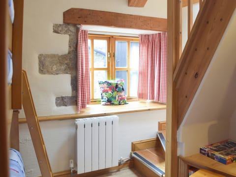 Quaint bedroom with bunk beds | The Byre - Lyserry Barns, Bosherston, near Pembroke