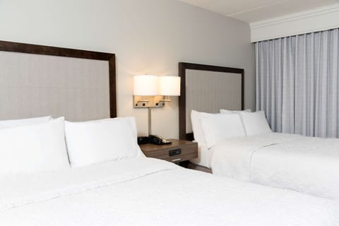 Standard Room, 2 Double Beds, Non Smoking | Premium bedding, in-room safe, desk, blackout drapes