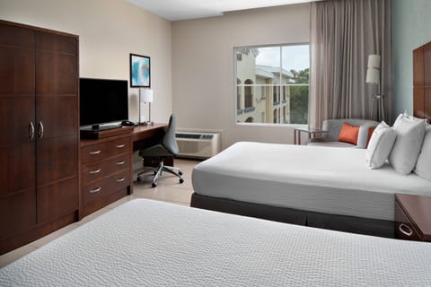 Room, 2 Queen Beds | Premium bedding, pillowtop beds, in-room safe, desk