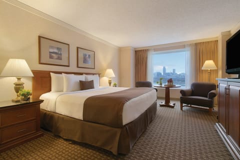 Premium Room, 2 Queen Beds, Non Smoking, River View | Premium bedding, in-room safe, laptop workspace, blackout drapes