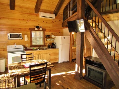 Buck Haven Family Cabin | Living area | LCD TV