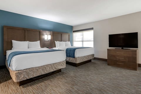 Suite, 2 Queen Beds, Non Smoking | Premium bedding, down comforters, pillowtop beds, in-room safe