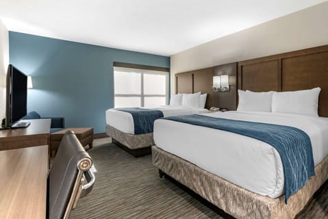 Standard Room, 2 Queen Beds, Non Smoking | Premium bedding, down comforters, pillowtop beds, in-room safe