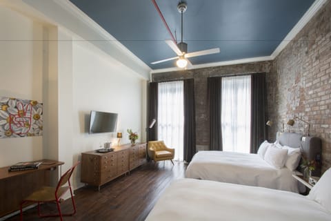Premium Room, 2 Double Beds | Premium bedding, minibar, in-room safe, desk