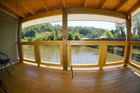 Porch - Back porch with view of river.