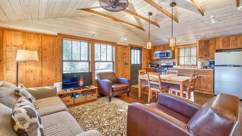 Living Room Dining Room Kitchen View
