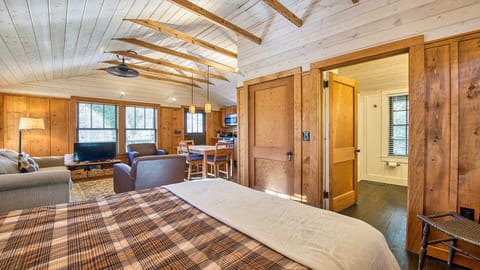 View into Living Room from Sleeping Space