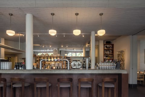 Breakfast, lunch and dinner served