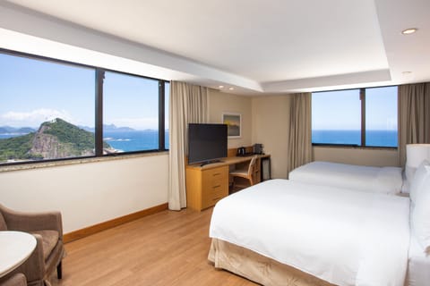 Suite, 2 Double Beds, Oceanfront | Hypo-allergenic bedding, minibar, in-room safe, individually decorated