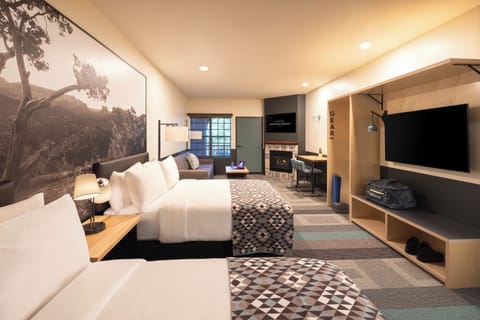 Studio, Multiple Beds, Patio | Down comforters, in-room safe, laptop workspace, blackout drapes