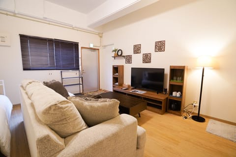 Privately Reserved Floor up to 8 Guests | Living area | TV