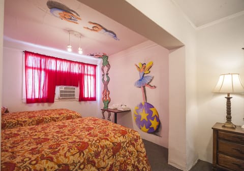 Deluxe Room, 2 Double Beds | Desk, free WiFi, bed sheets