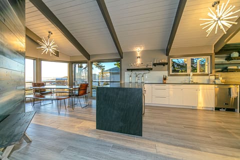 kitchen and dining room 