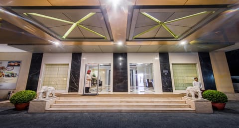 Front of property - evening/night