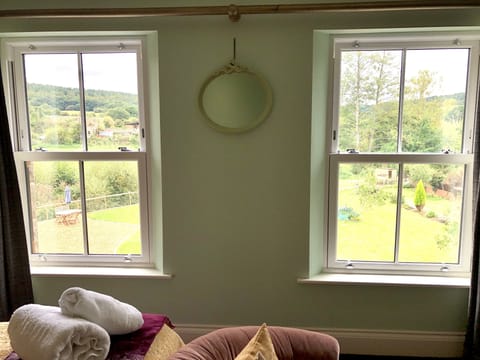 The view from the Master (Green) Bedroom..