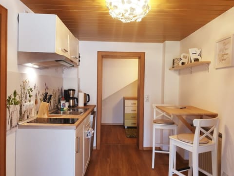 Apartment, Mountain View (Ferienwohnung 3) | Private kitchen | Stovetop, toaster, coffee grinder, cookware/dishes/utensils