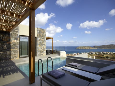 Premium Room with Private Pool - Sea View | View from room