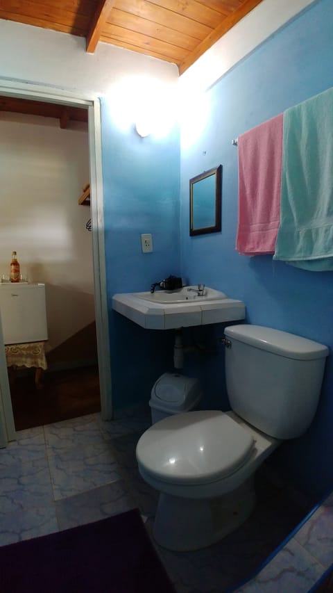 Classic Quadruple Room, 2 Double Beds, Garden View | Bathroom | Shower, free toiletries, hair dryer, bidet
