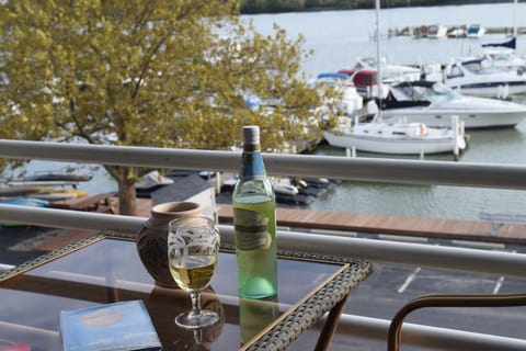 You might not want to leave this balcony all day!