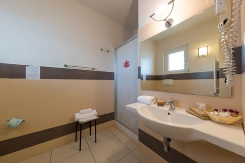 Superior Double Room | Bathroom | Shower, free toiletries, hair dryer, bidet