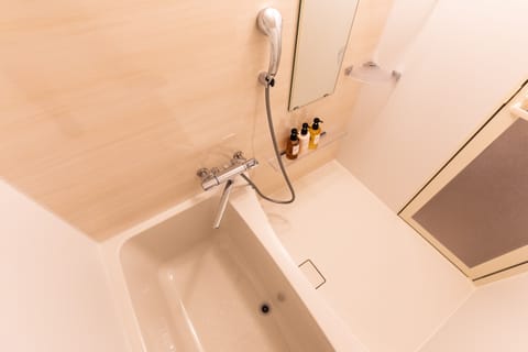 Economy Double Room | Bathroom | Separate tub and shower, free toiletries, hair dryer, electronic bidet