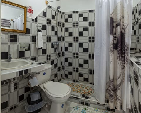 Family Townhome | Bathroom | Shower, free toiletries, bidet, towels