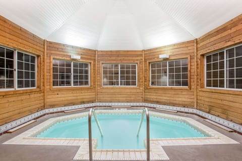 Indoor pool, a heated pool