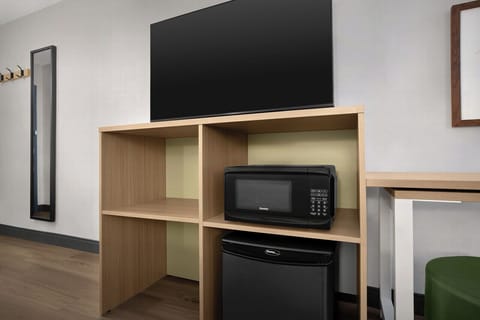 50-inch flat-screen TV with cable channels