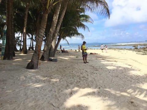 On the beach