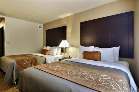 Suite, 2 Queen Beds, Non Smoking | 1 bedroom, premium bedding, desk, iron/ironing board