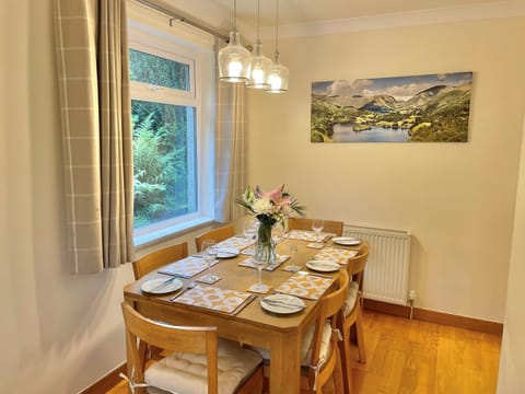 Attractive dining area | Sheilings, Loughrigg, near Ambleside