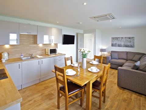 Stylish open-plan living space | Rockworks Chalets No. 6 - Rockworks Chalets, Holm, near Kirkwall