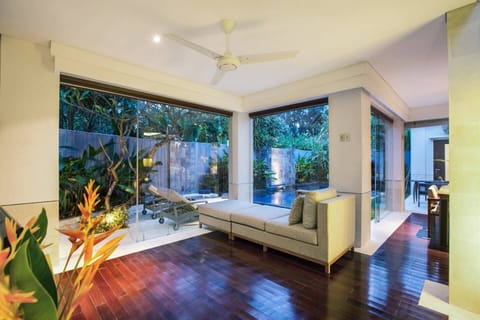 Villa, 1 Bedroom, Private Pool | Living area | Flat-screen TV