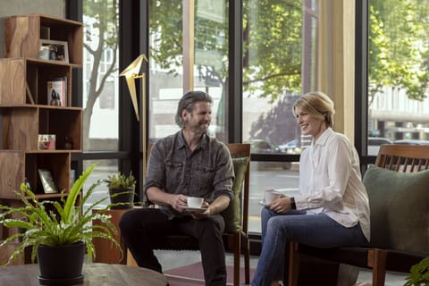 Lobby sitting area