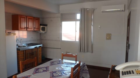 Standard Apartment, Kitchen, City View | Private kitchen | Fridge, microwave, stovetop