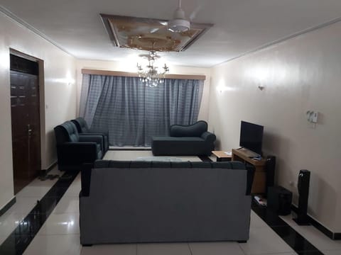 Apartment, 4 Bedrooms, Ocean View | Living area | 42-inch LED TV with cable channels, TV, DVD player