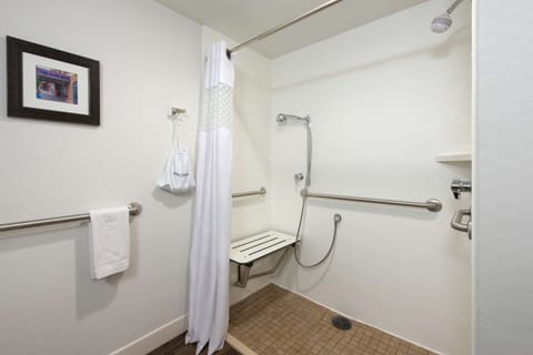 One king size accessible room | Bathroom | Free toiletries, hair dryer, towels, soap