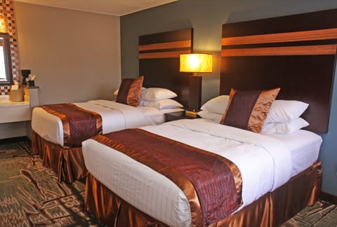 Standard Room, 2 Double Beds | Premium bedding, down comforters, pillowtop beds, desk