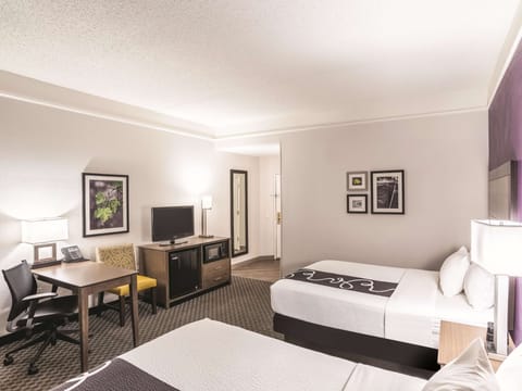Room, 2 Double Beds, Non Smoking | Premium bedding, pillowtop beds, desk, blackout drapes