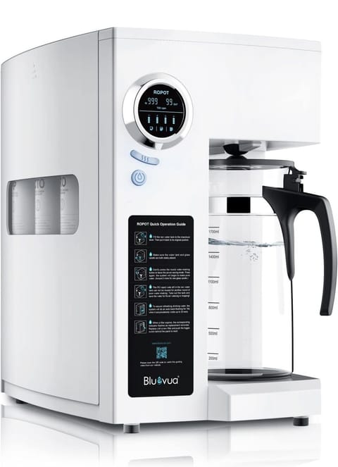 Countertop Reverse Osmosis Filtration for ultra pure drinking water