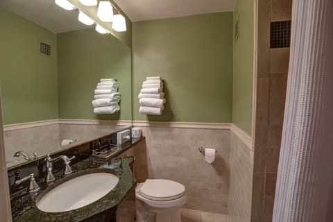 Deluxe Room, 1 Queen Bed with Sofa bed, Non Smoking | Bathroom | Free toiletries, hair dryer, towels