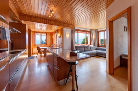 Chalet (Residence) | Living area | 90-cm TV with cable channels