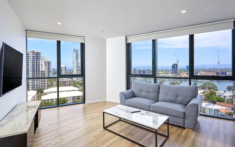 Economy Apartment, 1 Bedroom | Living area | LED TV