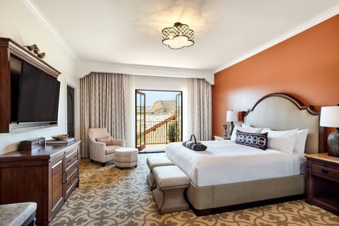 Luxury Suite, 1 King Bed with Sofa bed, Balcony, View (Balcony) | In-room safe, desk, laptop workspace, blackout drapes