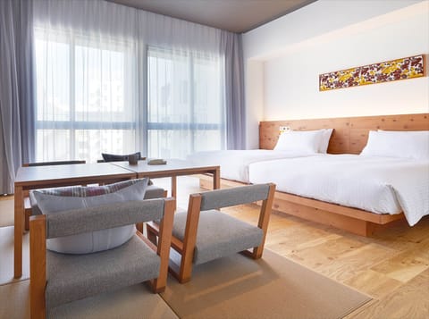 Tatami Twin (Japanese Western room) | In-room safe, desk, blackout drapes, free WiFi