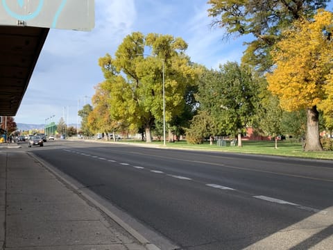 Stocker Stadium and Suplizio Field across the street and 2 blocks north